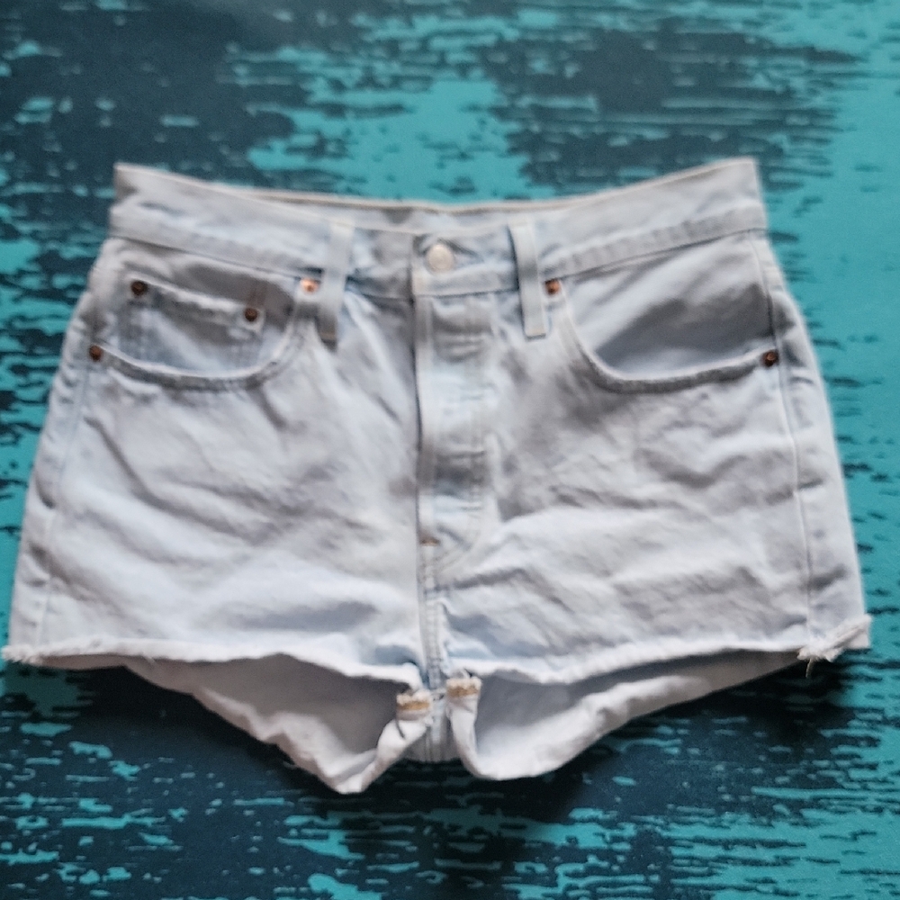 Levi's Light Blue Jean Shorts for Women